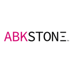 ABKSTONE logo, førende inden for tekniske og æstetiske stenløsninger